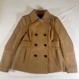 Moda International Pea Coat - Camel size M